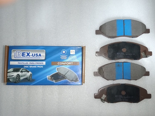 [[CONFORT] - [0]] [L0396F] - BEX-USA | PASTILLAS FRENOS DELANTEROS NISSAN TIDA / VERSA / 2007 (CONFORT)