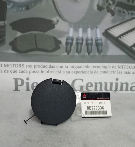 [[0] - [0]] [MB777306] - MITSUBISHI | TAPA TANQUE LAVAVIDRIOS TRASERO (REDONDA)