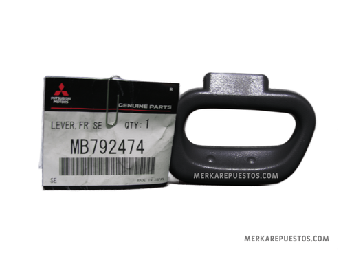 [[0] - [0]] [MB792474] - MITSUBISHI | PERILLA CORREDERA ASIENTO MONTERO LADO DERECHO (GRIS)