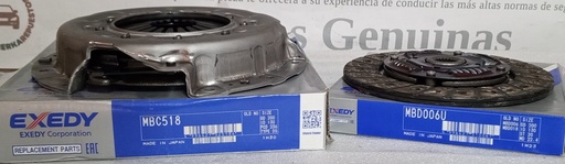 [[MBC-518 + MBD-006] [ MD771329  MR980412] - [MD770041  MD749998]] [MBC-518 + MBD-006] - DAYKIN EXEDY | CONJUNTO CLUTCH MITSUBISHI LANCER 1.600
