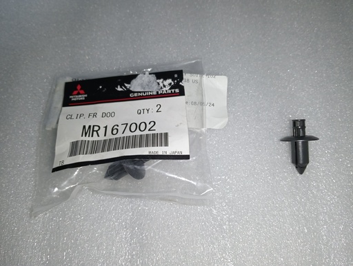 [[0] - [0]] [MR167002] - MITSUBISHI | JUEGO DE CLIPS TAPIZADO PTA GRIS V43W (x2)