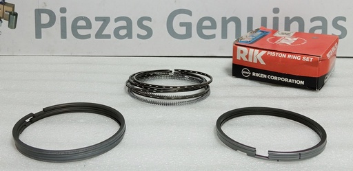 [[1110B977 ] - [0]] [20083 (STD)] - RIK-JAPON | ANILLOS MOTOR MITSUBISHI SPORTERO 2.5 MOTOR 4D56 16V  / 2012 (2.5/2.0/3.0) 91mm (JUEGO COMPLETO)