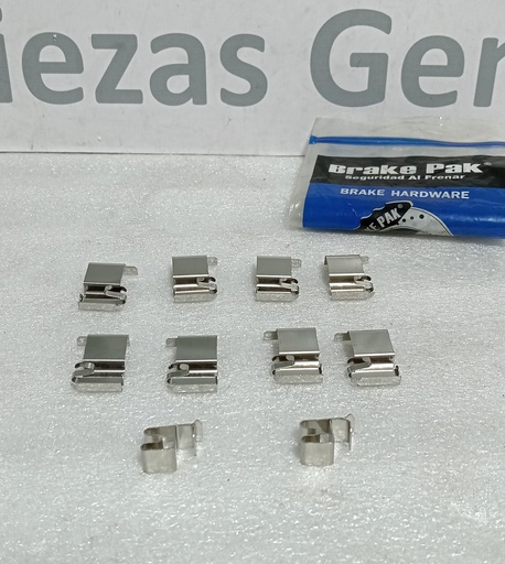 [[AP-3133] - [0]] [MR389605] - BRAKE PAK | JUEGO CLIP AJUSTE PASTILLAS FRENOS