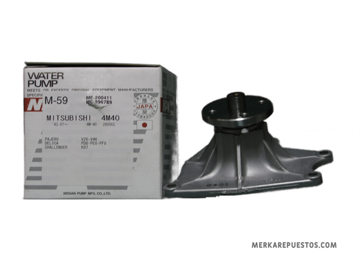 [[ME200411] - [ME996789  ME993473   1300A074]] [M-59] - NPW-JAPON | BOMBA AGUA MITSUBISHI NATIVA 2.8 DIESEL MOTOR 4M40 / NEW NATIVA
