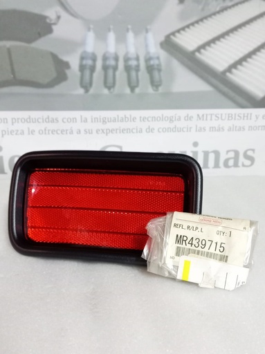 [[0] - [0]] [MR439715] - MITSUBISHI | REFLECTOR LAMPARA TRAS. IZQ  
