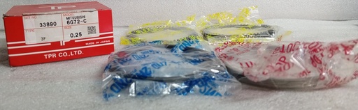 [[MD104939] - [0]] [33890 (0.25)] - TP | ANILLOS  MOTOR MITSUBISHI MONTERO V6-3000 MOTOR 6G72 RANURA GRUESA (0.25) (1.5 / 1.5 / 4.0) (91.1mm) (USAR PISTON M9116XB-R/L)