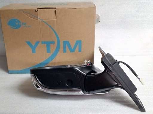 [[7632A489 (7 CABLES)] - [7632A491  (NO TRAE DESEMPAÑADOR)]  1269402144    YT7241CEBL-LD] [7632C685] - YTM-TAIWAN | ESPEJO IZQUIERDO NEW MONTERO V97W ELECTRICO ( ABATIBLE )/2008/2015  (CROMADO CON LUZ DE DIRECCIONAL)
