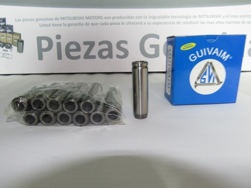 [[G-207/215A] (INT: 7,96 mm  EXT: 13,08 mm LARGO: 48, 0 mm / 44 mm)] [G-207/215A-3 ] - GUIVAIM | GUIA VALVULA MONTERO V6-3000 (juego x12)