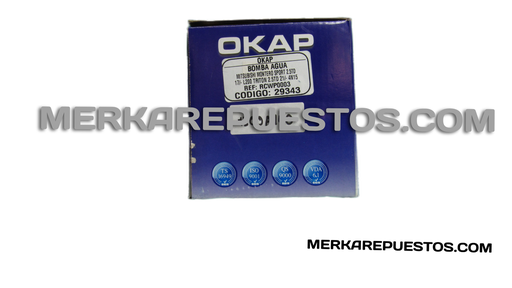 [[RCWP0003] - [0]] [1300A140] - OKAP | BOMBA AGUA MITSUBISHI MONTERO SPORT 2.5/SPORTERO 2.5 MOTOR 4N15