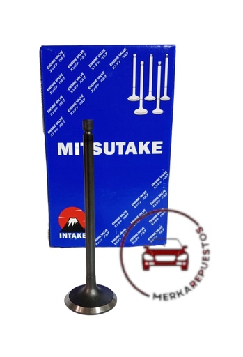 [[IMB-0352]   [MD306184  MD301193   1010A655] - [D=33mm / L=112mm / G=6mm  / plato 3mm/ perfil 1,5 mm]] [MD159502] - MITSUTAKE-TAIWAN - VALVULA MOTOR  MITSUBISHI MONT  V6-3500 / NATIVA / EXPO / L-300 (ADM) / V11W / KH9W