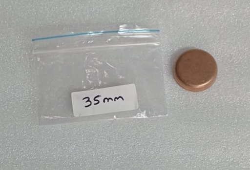 [[0] - [0]] [MF665541] - NACIONAL | TAPON BLOQUE MOTOR  35 mm (COBRIZADO)