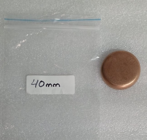 [[0] - [0]] [TA7037] [MF665542] - NACIONAL | TAPON BLOQUE MOTOR  40 mm  (COBRIZADO)