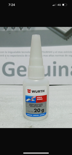 [[0] - [0]] [0893-090-002] - WURTH | PEGANTE ADHESIVO INSTANTANEO WURTH BONDER 20g