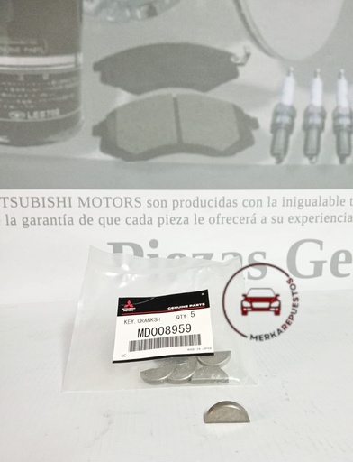 [[0] - [0]] [MD008959] - MITSUBISHI | CUÑA CIGÜEÑAL V6-3000