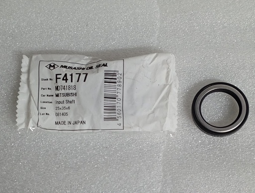 [[MD343565  F4177] - [MD069950   AH1292 (25X35X6)]] [MD741818] - MUSASHI | (MK)(F8) SELLO ACEITE EJE BALANCEO MONTERO 2.4 / EJE TOMA LANCER