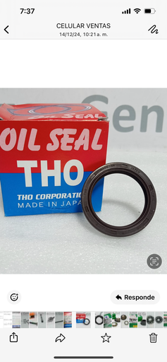 [[90043-11251] - [0]] [1213A027] - THO | SELLO ACEITE DEL. CIGÜEÑAL 