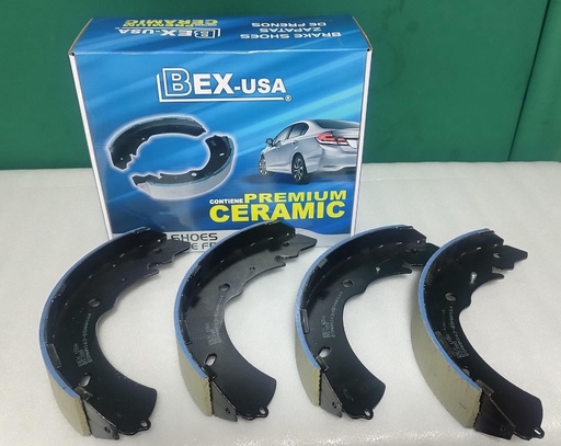 [[4600A106] - [0] 4600A122] [BS-380] - BEX-USA | JUEGO DE BANDAS FRENO MITSUBISHI SPORTERO 07/11 L200 / LUV DIMAX