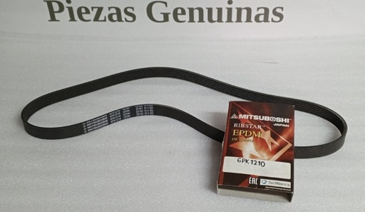 [[0] - [0]] [6PK1210] - MITSUBOSHI | CORREA ACCESORIOS NISSAN QASHQAI 2.0