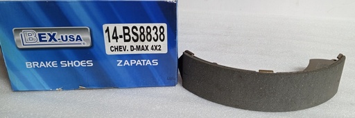 [[0] - [0]] [BS8838] - BEX-USA | BANDAS FRENOS TRASEROS CHEVROLET LUV DIMAX 4X2 (JUEGO)