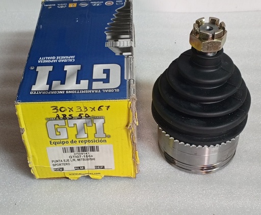 [[EXT 30  INT 33   (49ABS)] - [0]] [GTI07-156] - GTI | PUNTA EJE MITSUBISHI SPORTERO L/R DIENTES (CON ABS) 30X33X67