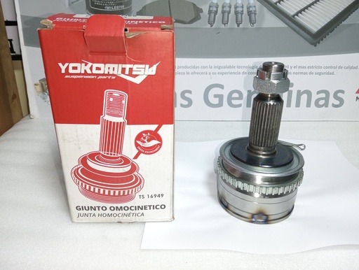 [[] - [EXT 30  INT 33 (47 abs)  7169277523]] [MI-2315A(47T)] - YOKOMITSU | PUNTA EJE MITSUBISHI SPORTERO (LADO RUEDA) 30X33X69 2012/16 (CON CINTA ABS)