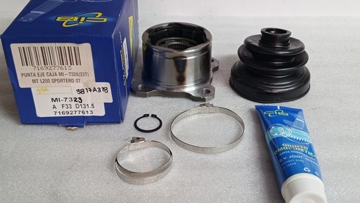 [[3817A318] - [3815A184]] [MI-7326] - CIB-CHINA | PUNTA EJE INTERNA MITSUBISHI SPORTERO 2.5/3.2 / NEW NATIVA /R 33 DIENTES (LADO CAJA) (33X131.5)