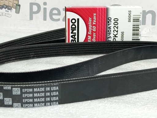 [[6PK2200] - [0]] [1340A150] - BANDO | CORREA DE ALTERNADOR Y ACCESORIOS  ASX / LANCER CY4A / MAZDA 6. 16 VALVULAS