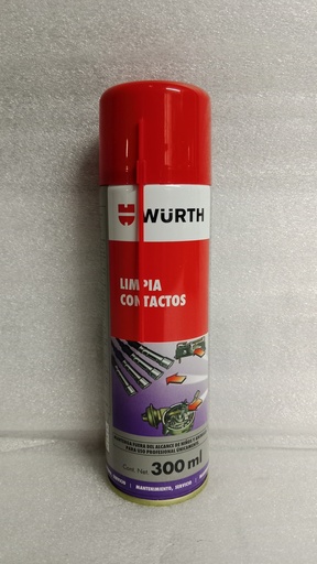 [[0] - [0]] [0893-65-200] - WURTH | LIMPIADOR DE CONTACTOS (300 ml)