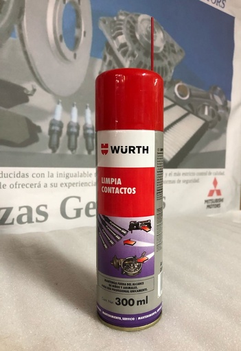 [[0] - [0]] [0893-65-200] - WURTH | LIMPIADOR DE CONTACTOS (300 ml)