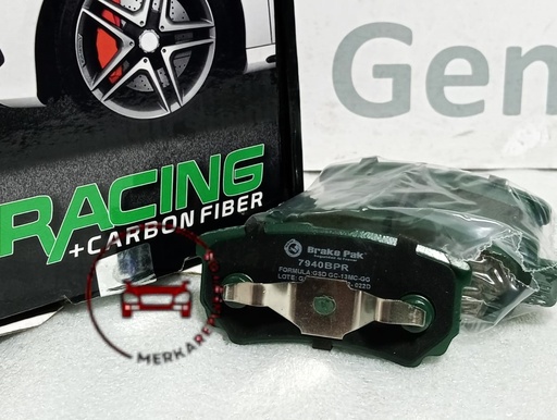[[7940BPR] [4605A336]] PASTILLAS FRENOS TRASEROS MITSUBISHI LANCER RALLY ART / JEEP COMPAS (CARBON)