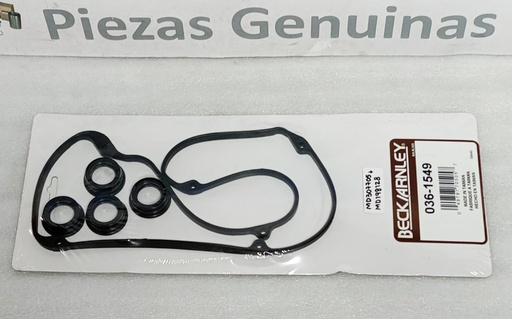 [[036-1549]] [MD307705 + MD198128] - BECK ARLNEY | JUEGO EMPAQUE TAPA DE VALVULAS MITSUBISHI LANCER 1600 / CK4A MOTOR 4G92