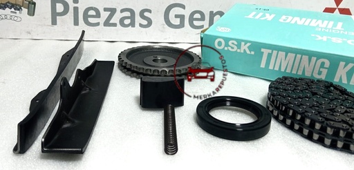 [[MI-302K] - [ MD154048/9 - MD021246 - MD021233 - MD084945]] [MD153644] - KIT CADENA DE REPARTICION MITSUBISHI MONTERO 4G54 (7 PIEZAS)