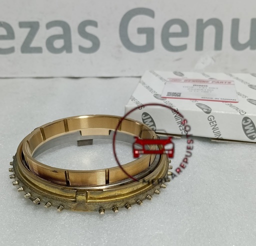 [[DCIF-1314B3]  2526A076 ALTURA: 10mm ANCHO TOTAL 930mm CONICO 69mm Y 72mm] [2526A160]- BRONCE SINCRONIZADOR 1RA MITSUBISHI SPORTERO 2.5/ 2011 (3 PIEZAS)