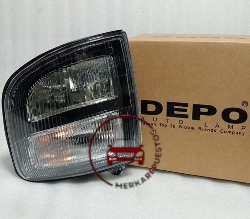 [[214-1556L] []] [MR376367] - DEPO TAIWAN | LÁMPARA DIRECCIONAL DELANTERA  IZQ MONTERO 97 / V45W (BLANCA)