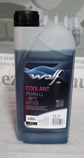 [1052693] - WOLF - COOLANT- ASIAN-LL REFRIGERANTE VEH ICULO ASIATICO LL -36  C 1L 