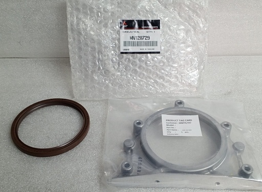[ MN128729 ] - MITSUBISHI - Conjunto de cárter, cigüeñal trasero, junta